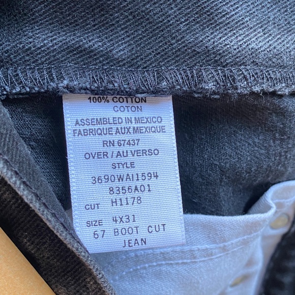 Polo Ralph Lauren Black Distressed Jean Shorts - Picture 2 of 4